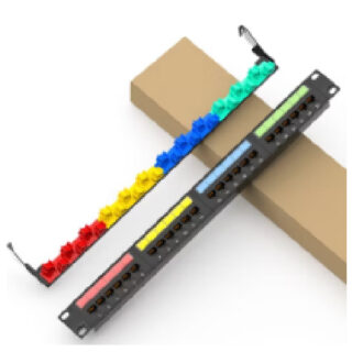 Patch Panel Coloured For Cat6 Utp 24 Port