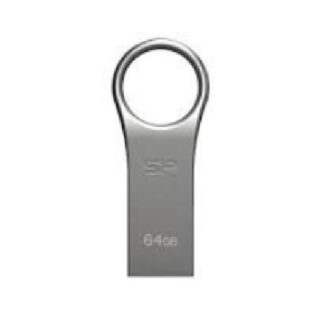 Usb 2.0 Flash Disk, 64Gb, F80, Silver, Silicon Power