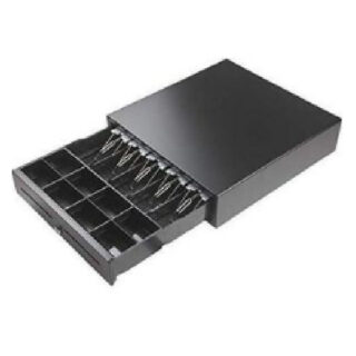 Cash Drawer Manual 4 Bill, 8 Coin, 405x420x100mm, Black Secure and Organized Cash Storage
