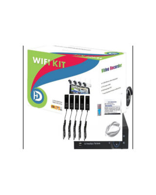 4Ch Nvr Kit Wireless With 4 Wifi Ip Cameras And Accessories Terabit White