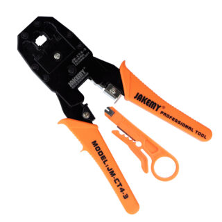 Network Crimping Plier (RJ45, RJ11, RJ12) With Cable Stripper Jakemy