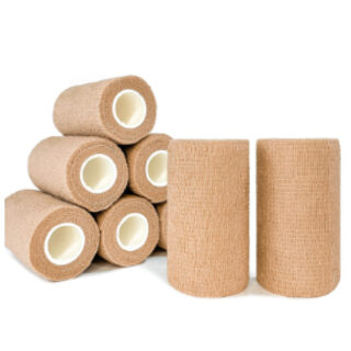 Latex Free Cotton Cohesive Elastic Bandage 7.5Cmx450Cm