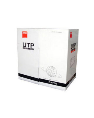 Utp Cat5E Cable Copper Covered Aluminium 305M Intex Single Strand 8 Grey
