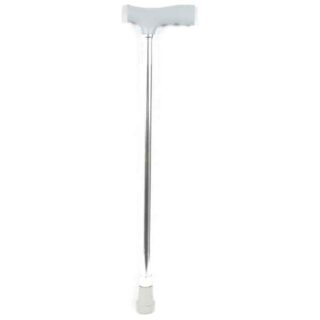 Walking Stick, Chrome Color, Adjustable Height