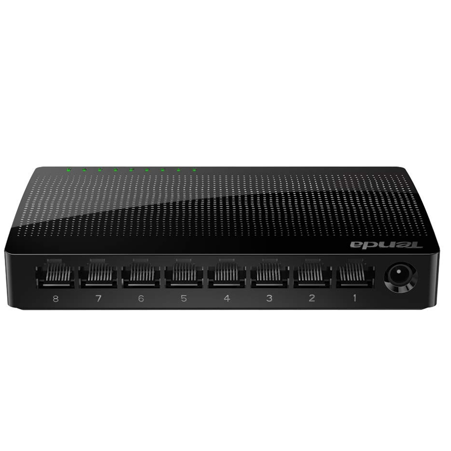 8-Port Gigabit Ethernet Desktop Soho Switch, Tenda – High-Speed Network Expansion