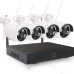 Wireless Cctv Camera+Nvr Kit, Includes, Hd-Ip Camera X4 With Power Supply, 1Pc Mouse