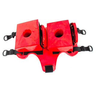 Head Immobilizer, Orange Color With Velcro, Winner Brand, Set In Plain Brown Box