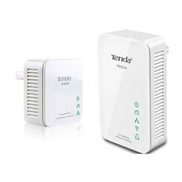 Wireless N300 Powerline Extender+200Mbps Powerline Mini Adapter Tenda