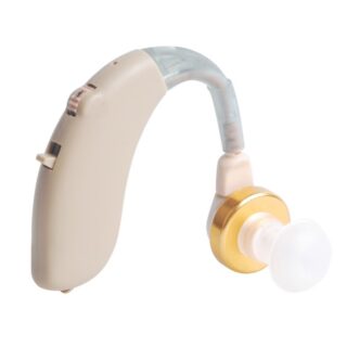 BTE Analogue Hearing Aid / Amplifier Adjust Volume Wheel Power On/Off Battery AG13/A675