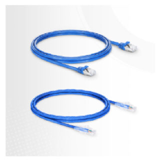 CAT6 Patch Cable 0.2 Meter, Blue, Terabit