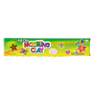 Plasticine Modelling Clay In Colored Box, 12 Colors Available, 1 Color Per Box Of 180G Yellow