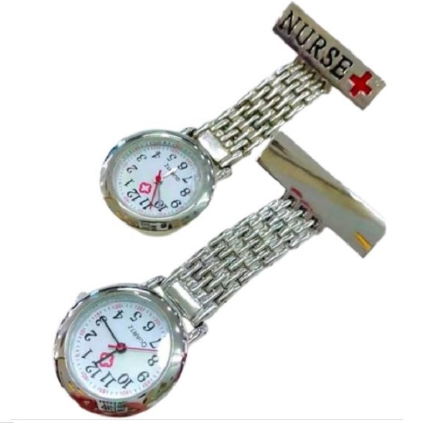 Nurse Watch Silver Color In Bubble Wrap - Image 2