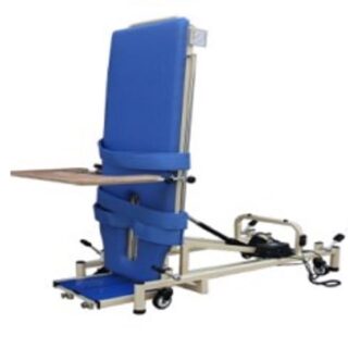 Electric Upright Bed for Kids – Blue Pediatric Positioning Bed