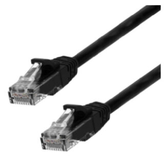 CAT6 Patch Cable 0.2 Meter, Black, Terabit