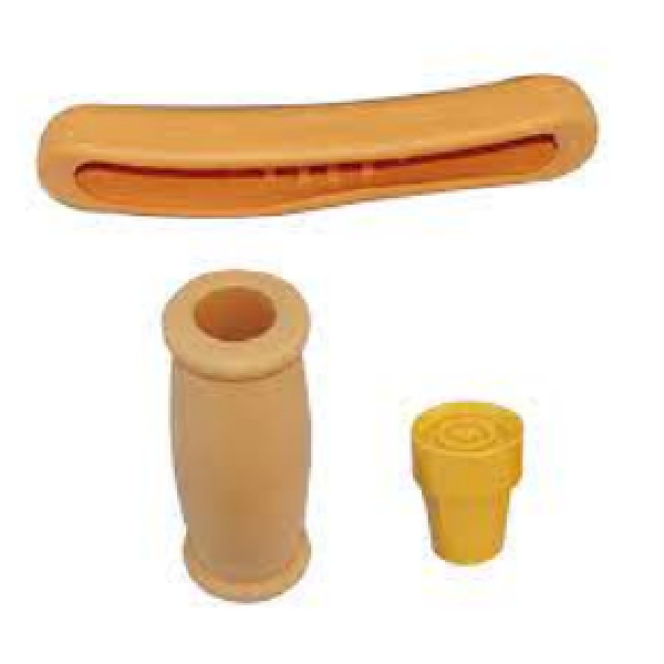 Spare Parts For Underarm Plastic Of Axilliary Crutches Yellow