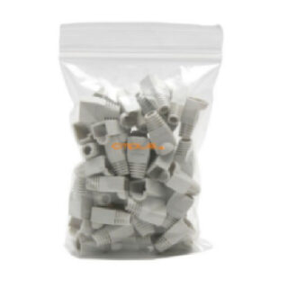RJ45 PVC Boots, Packs Of 50 Pcs, Bag With Header, Terabit