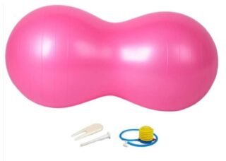 PVC Peanut Gym Ball 90cm Red/Blue