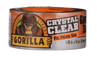 Gorilla Crystal Clear Tape 1.88"x27 Feet - 6027002