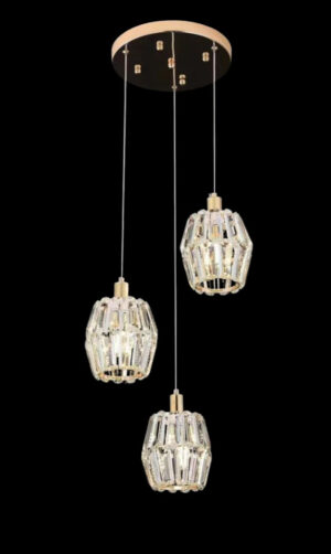 99353-3R PENDANT LAMP D250*H1000 IRON+CRYSTAL E14*3 (WITHOUT BULB) WINDSOR