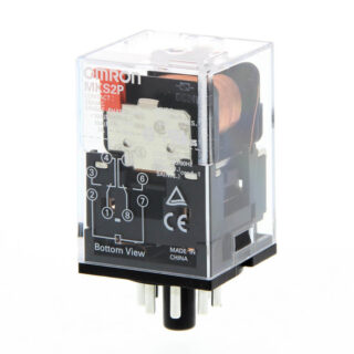 8PIN PLUG-IN RELAY 10A 110VAC MKS2PINAC110 WITH INDICATOR OMRON