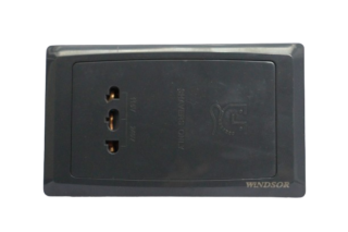 Windsor Pioneer Shaver Socket Gun Metal - WIN1952