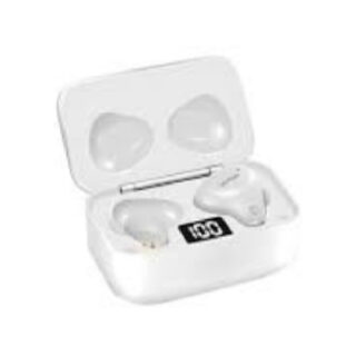 Cliptec Bluetooth Touch Control Digital True Wireless Stereo Earphone (Elements)-White/White