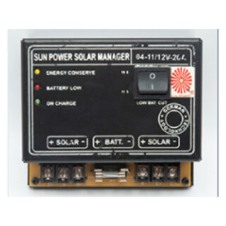 Charge Controller 12V – 20 Amp for 200W and Below, Sunpower