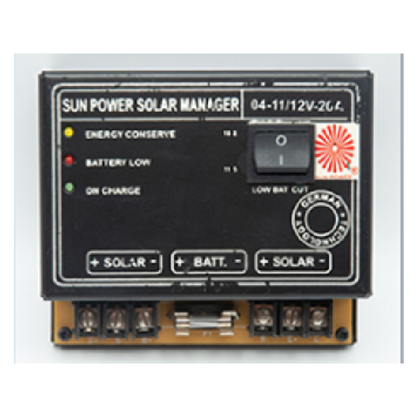 Charge Controller 12V – 20 Amp for 200W and Below, Sunpower