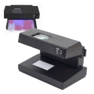 Uv Counterfeit Money Detector, With Magnifying Glass, Uses 9W Pl Tube