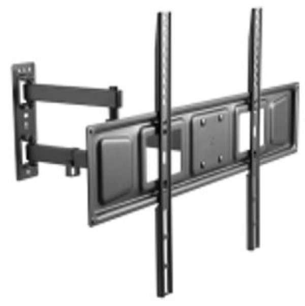 TV Wall Mount Full Motion, Single Stud, Free Tilting, Weight Capacity-35kg, Fit Screen