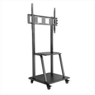Ultra-Heavy Duty Steel Mobile TV Trolley, TV Weight Capacity – 150kg, Fit Screen Size (37-100) Inch Lumi