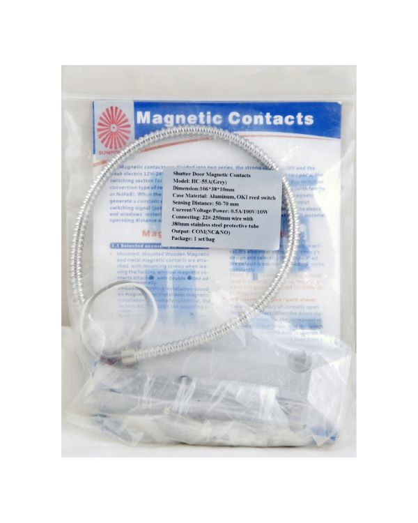 Shutter Door Magnetic Contact Gap 50–70mm NO/NC Grey Sensor