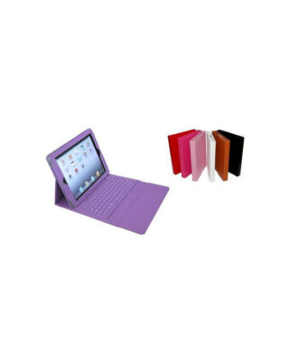 Case With Silicone Bluetooth3.0 Keyboard, Synthetic Leather, Black/White