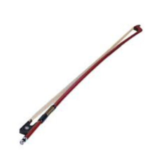 Violin Bow Brazilwood Stick, Silver Plated Copper Wire Lapping – 1/4