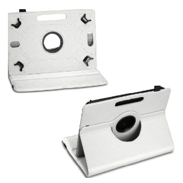 Tab2 Turn360 700-Rotation Folio Case For Samsung Galaxy Tab2 7.0 ( White) Ztoss White