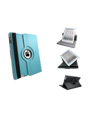 Ceo 360 Degree Rotation Folio Case For New Ipad (Blue) Ztoss Blue
