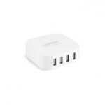 Izzi4 – 30W 4 Usb Port 6.0A Home Charger (Uk Plug) Cliptec