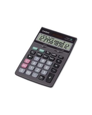 J-120F Desk Top Calculator 12 Digits Casio 2 Way