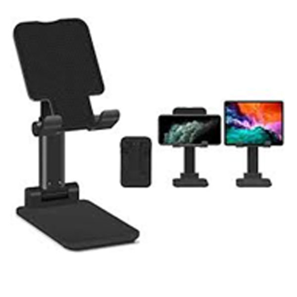Desktop Phone/Tablet Holder – Adjustable 120° Angle for 4-12.9″ Devices