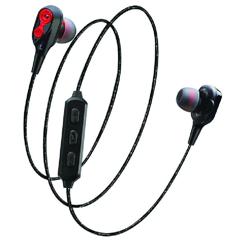 Cliptec Dual Dynamic Drivers Bluetooth Earphone (Air-2Soul) - Whitesun Group