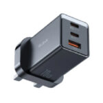 Mcdodo 67W 2CPlus1A Gan 5 Mini Fast Charger (Uk)-Black