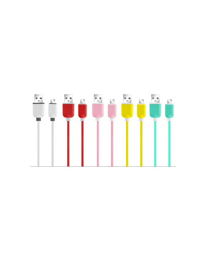 Colour-Line – Usb 2.0 Micro Usb Cable 1.0M Cliptec Pink