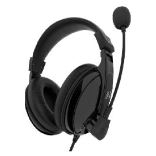 Cliptec Usb Multimedia Stereo Headset (U-Soundmate)-Black