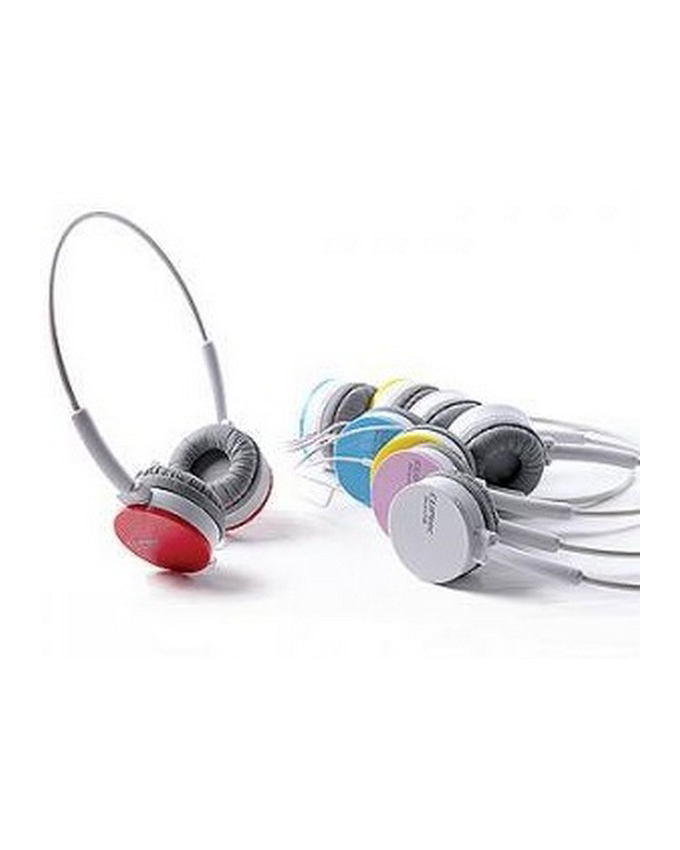 Stereo Headphone Color-Band Cliptec Yellow - Whitesun Group