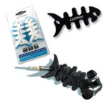 Earphone Cable Wrap Manager Cliptec Black