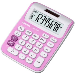Desktop Calculator 8 Digits Casio Pink – Compact Casio Desk Calculator