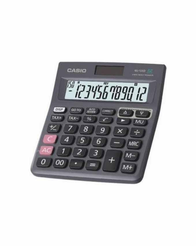 DH-12-BK Desktop Calculator Ex-Large Display 12 Digit Casio Black - Whitesun Group