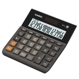MH-16-BK Desktop Calculator Big Display, 16 Digits Casio Black