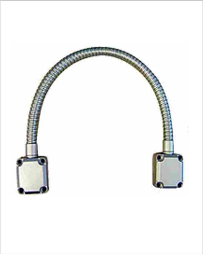 40Cm Armoured Door Loop To Protect Cables At Doorways, In White Box, Aluminium