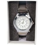 Touch Watch Dial, Slim Design, Anologue Face With Bold Numbers
